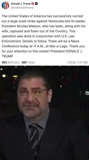 US captures Venezuelan President and wife in successful extraction