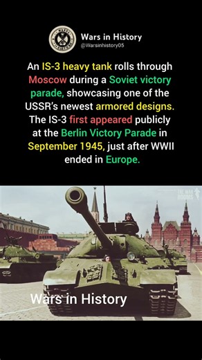 The IS-3: Stalin’s New Heavy Tank at the Victory Parade #ww2