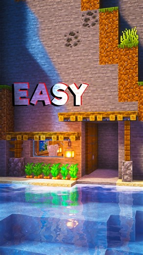 Minecraft Easy Starter House....🤔 (Sh Boom) #minecraft #shorts