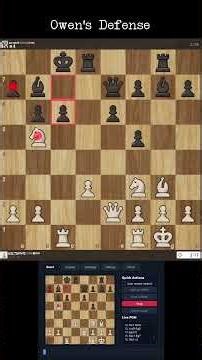 Day 21. 1300 Elo reached 🥳Owen’s Defense.Journey from 0 to 2000 Elo with chess human-like AI engine