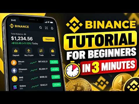 Binance Tutorial for Beginners: How to Use Binance in 3 Minutes