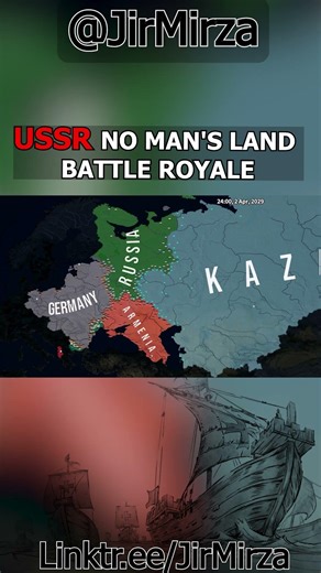 USSR No Man's Land Battle Royale #viral #history #hoi4 #map #timelapse #ww2 #fyp #trending #trend