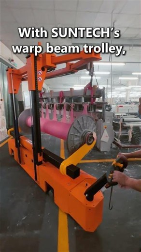 Heavy Warp Beams? Watch This! ⚙️ | SUNTECH #shorts