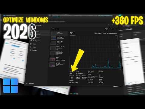 Optimize Windows 11 for Gaming in 2026 – Max FPS & Performance