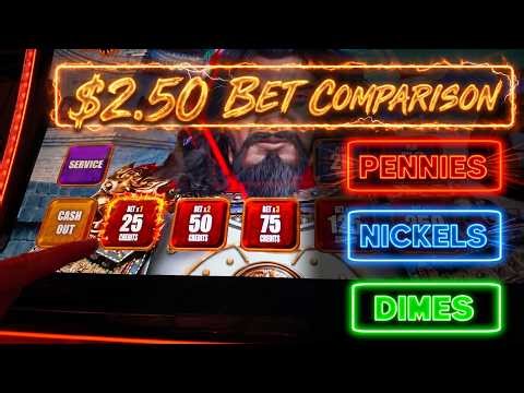 Which Denomination DOMINATED on a $2.50 Bet??