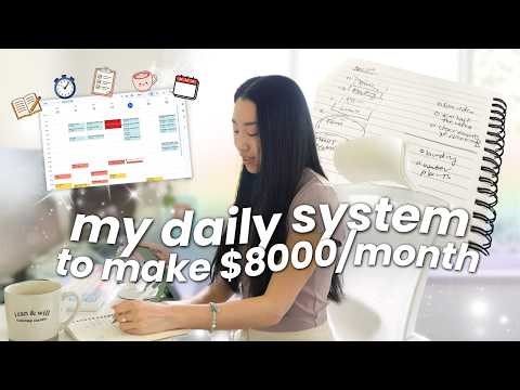 How to get EVERYTHING done in 4 hours a day (revealing my system)