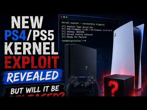 New PS4/PS5 Kernel Exploit Revealed but will it be released?