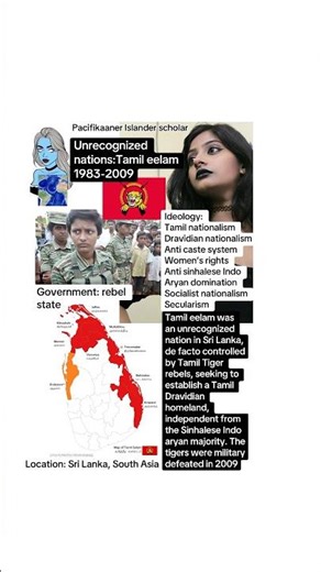 Unrecognized nations: Tamil eelam 1983-2009 #geography #map #maps #mapper #mapping #cartography