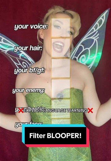 Tinkerbell Disney Filter Blooper — Funny Outtake