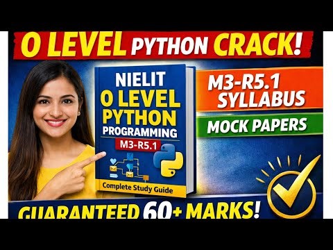 NIELIT O Level Python Book Review | Guaranteed 60+ Strategy | M3-R5.1 Complete Guide
