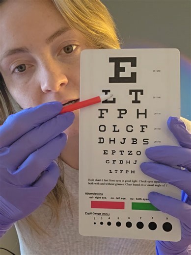 ASMR Eye Exam #asmr #asmrsounds #asmrvideo #asmrtiktoks | asmr