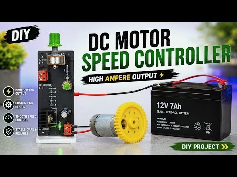 DIY 12V Motor Speed Controller Circuit | LM317 Based Voltage Control | Smooth Speed Adjustment Build
