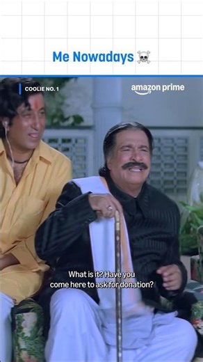 DND mode on 😤 | Coolie no. 1 | Govinda, Kader Khan #movie #primevideoindia #memes #happyholidays