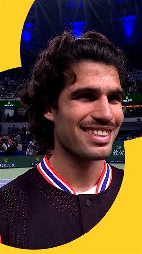 Shanghai Masters: Carlos Alcaraz on his moustache