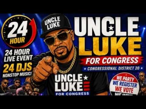 THE UNCLE LUKE 24-HOUR LIVE DJ MARATHON FNDAISER 📱