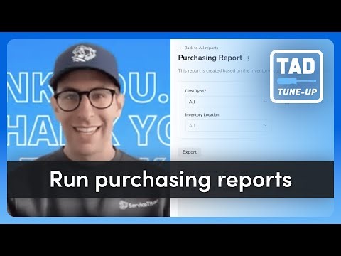 Optimize Your Procurement Strategy With Powerful Reporting | TAD Tune-Up Series