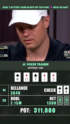 ROBL’s Mystery Hand Bluffs Off Top Pair! 😈 What He Had? #poker