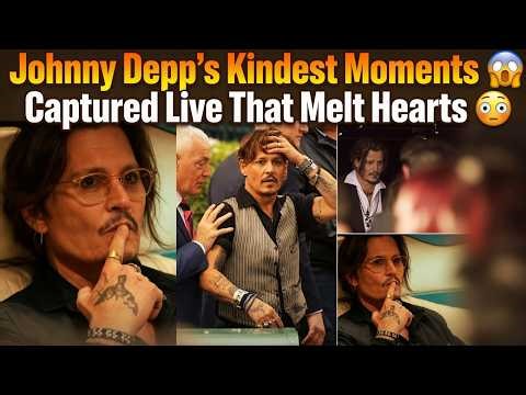 Johnny Depp’s Kindest Moments 😱 Captured Live That Melt Hearts 😳