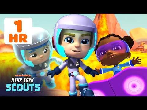 Escaping a Volcano + More ACTION-Packed Rescue Missions! 🌋 | 60 Minutes | Star Trek: Scouts