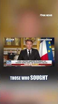 Macron demands accountability as riots ROCK France #shorts