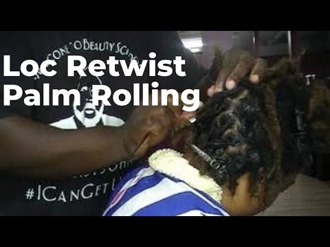 Perfect Palm Roll Loc Retwist Technique