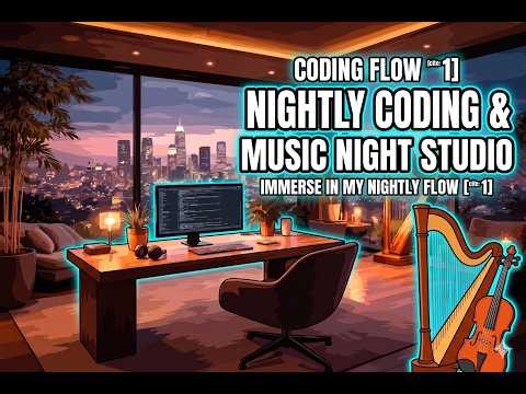 Coding Flow 💻 Deep Work Music for Programming & Study (Rainy Night)