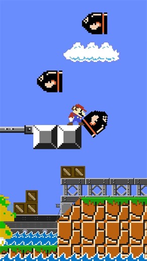 Mario Turns Into Whatever He Touches — But Only Iron Keeps Him Alive! #shortvideo #funny #memes