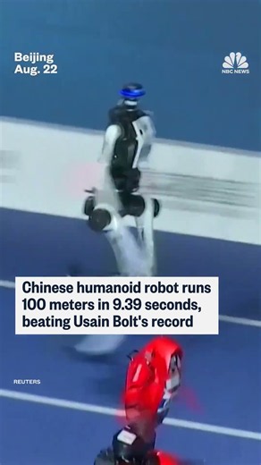 Humanoid robot beats Usain Bolt's 100-meter record