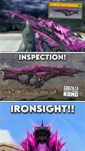 New Legendary HVK-30 From Godzilla Collab ✅️ #codm