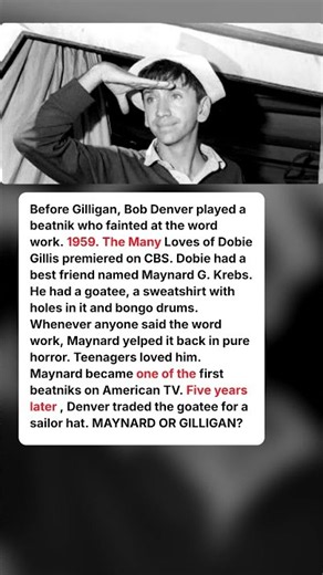 Before Gilligan, He Was TV's First Beatnik.
