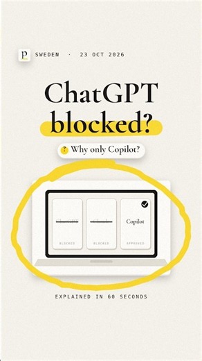 Why Did Sweden Block ChatGPT and Claude? Explained #chatgpt #claude #ai