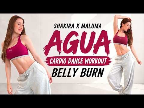 Shakira, Maluma - AGUA DANCE WORKOUT | Hip Isolation + Belly Burn, Official Song | Fat Burning, Fun
