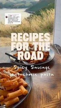 SPICY SAUSAGE & GOAT’S CHEESE PASTA RECIPE 🌶️