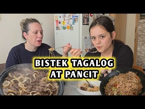 LUTONG PINOY | SARAP NA SARAP SILA SA BISTEK TAGALOG AT PANCIT