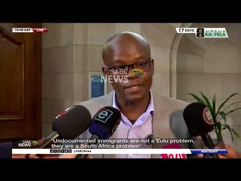 March and March members leave meeting at Union Buildings
