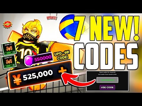 ⚠️Update - 68!💥CODE!⚠️ VOLLEYBALL LEGENDS ROBLOX CODES MAY 2026 - VOLLEYBALL LEGENDS CODES