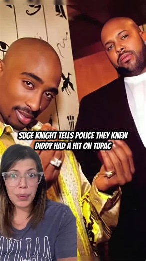 Suge Knight told the police that they knew Diddy hit out on Tupac! #fyp #tupac #diddy