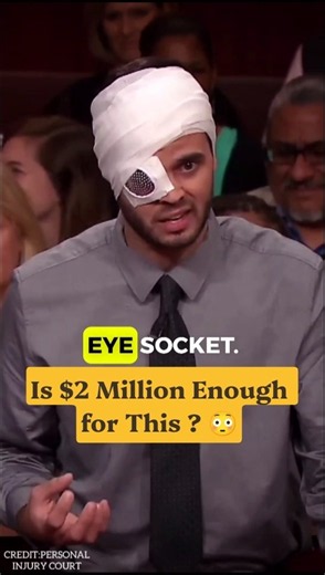 Is $2 Million Enough for This Pitchfork Injury? 😳#shorts #courtroomdrama #courtdrama