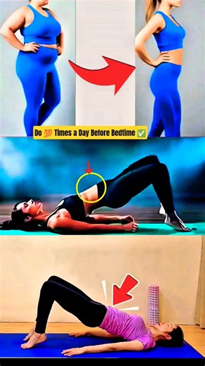 3 Glute Bridge Exercises to Strengthen Your Core & Tone Your Lower Body | Home Workout #Shorts