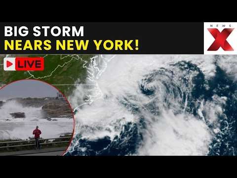 New York Nor'easter' STORM LIVE: STORM CLOSING IN! Residents Watch Waves As Nor’easter New York LIVE