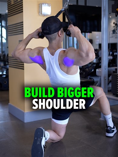 Want BIGGER Shoulders? Do THESE 👇 • Front delts: Neutral-grip shoulder press or neutral-grip front raises • Side delts: Dumbbell upright rows or bench-supported lateral raises • Rear delts: Kneeling face pulls or bent-over rear-delt flyes Outfit from ⁨@dfyne.official - Use code DELTA for 10% off at dfyne.com Size & Shred Training program 👉🏻 deltabolic.com (link in bio)