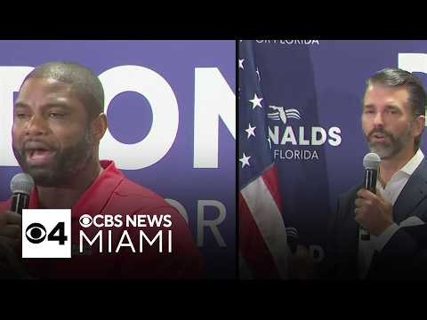 Donald Trump Jr. joins Hialeah campaign stop for Byron Donalds