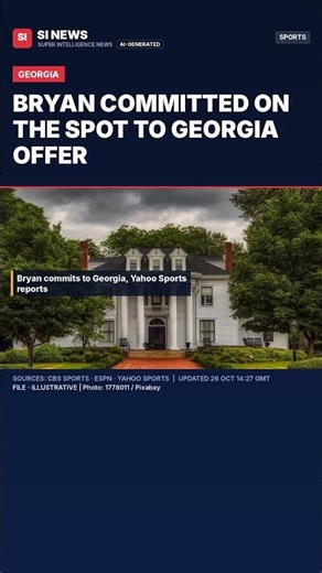 College football: QB Bo Bryan, son of Luke Bryan, commits to Georgia