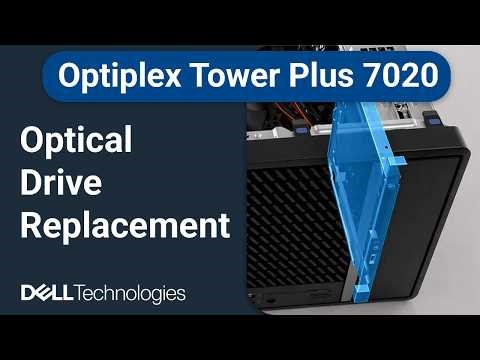 Optiplex Tower Plus 7020 | How to replace the optical drive (CD/DVD)