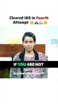 Cleared IAS in 4th Attempt 🚓🫵 || ias toppers interview
