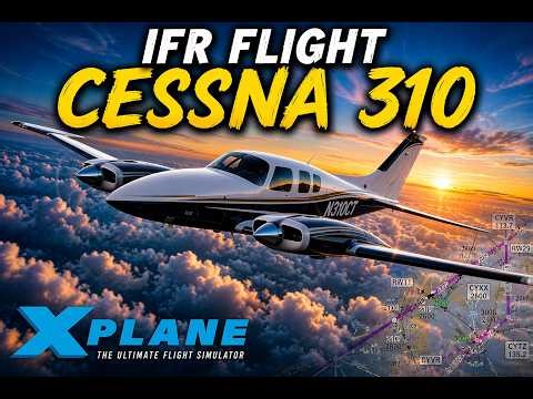 Cessna 310 IFR in Canada | Flying the Final Approach in IMC (Part 2)