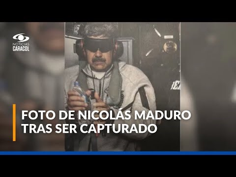 Revelan primera foto de Nicolás Maduro tras ser capturado por Estados Unidos