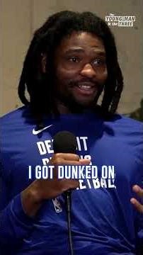 "My first two years I spent a lot of time on SportsCenter getting dunked on." -- Isaiah Stewart #nba