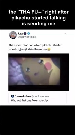 it’s just pikause, pikachu speaking english tf