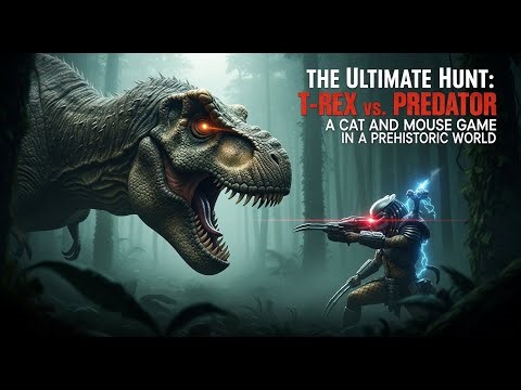 The Ultimate Hunt T Rex Vs Predator A Cat And Mouse Game In A Prehistoric World